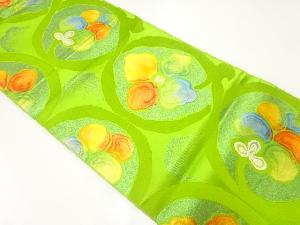 花唐草模様織出し名古屋帯